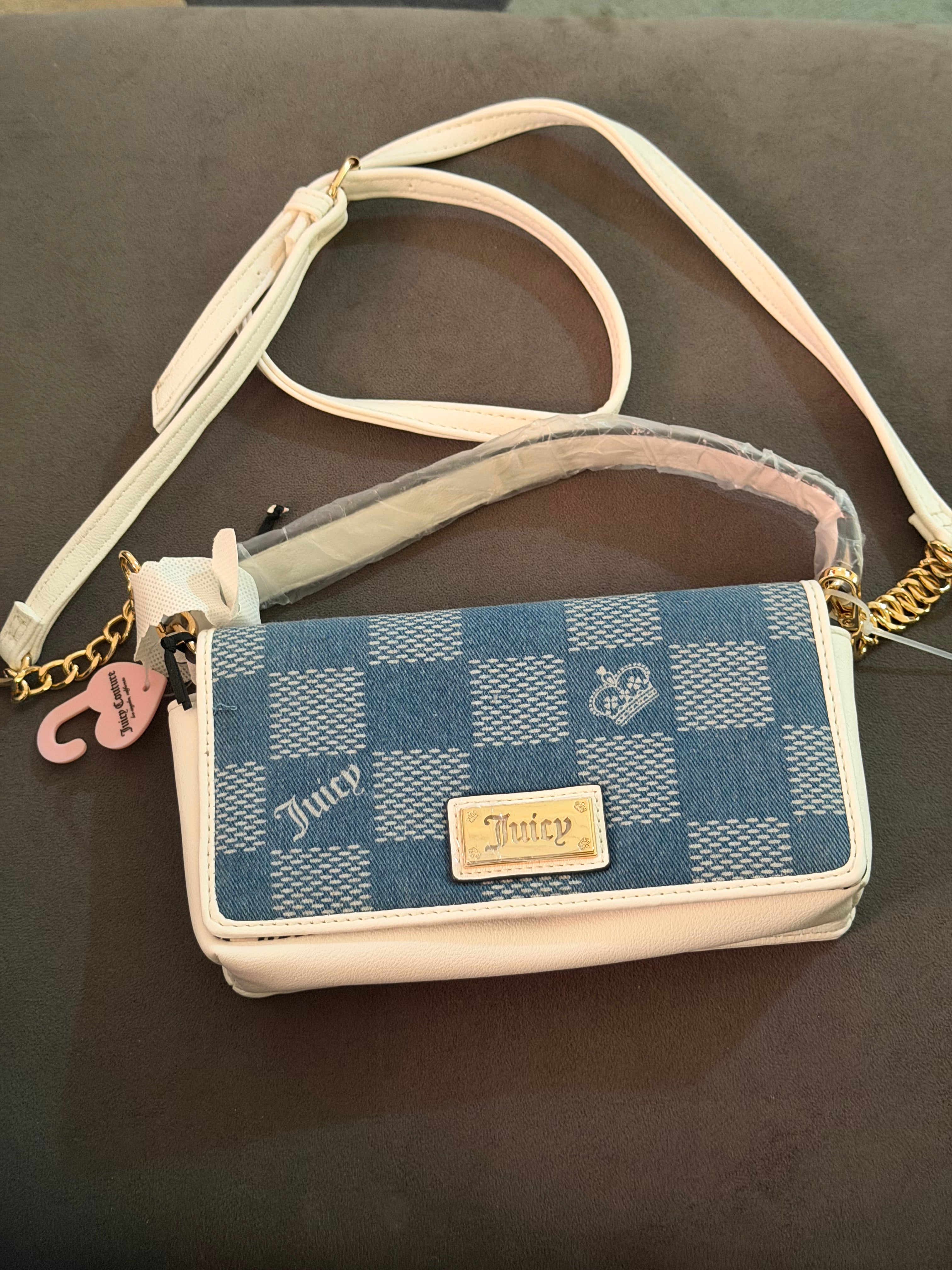 Juicy Couture 'Refined Presence' Checkerboard Crossbody