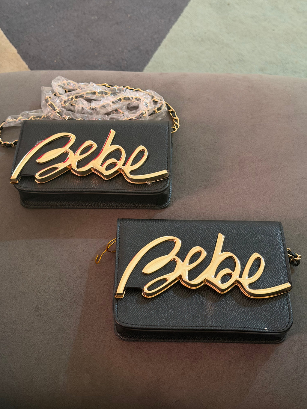Bebe Script Crossbody